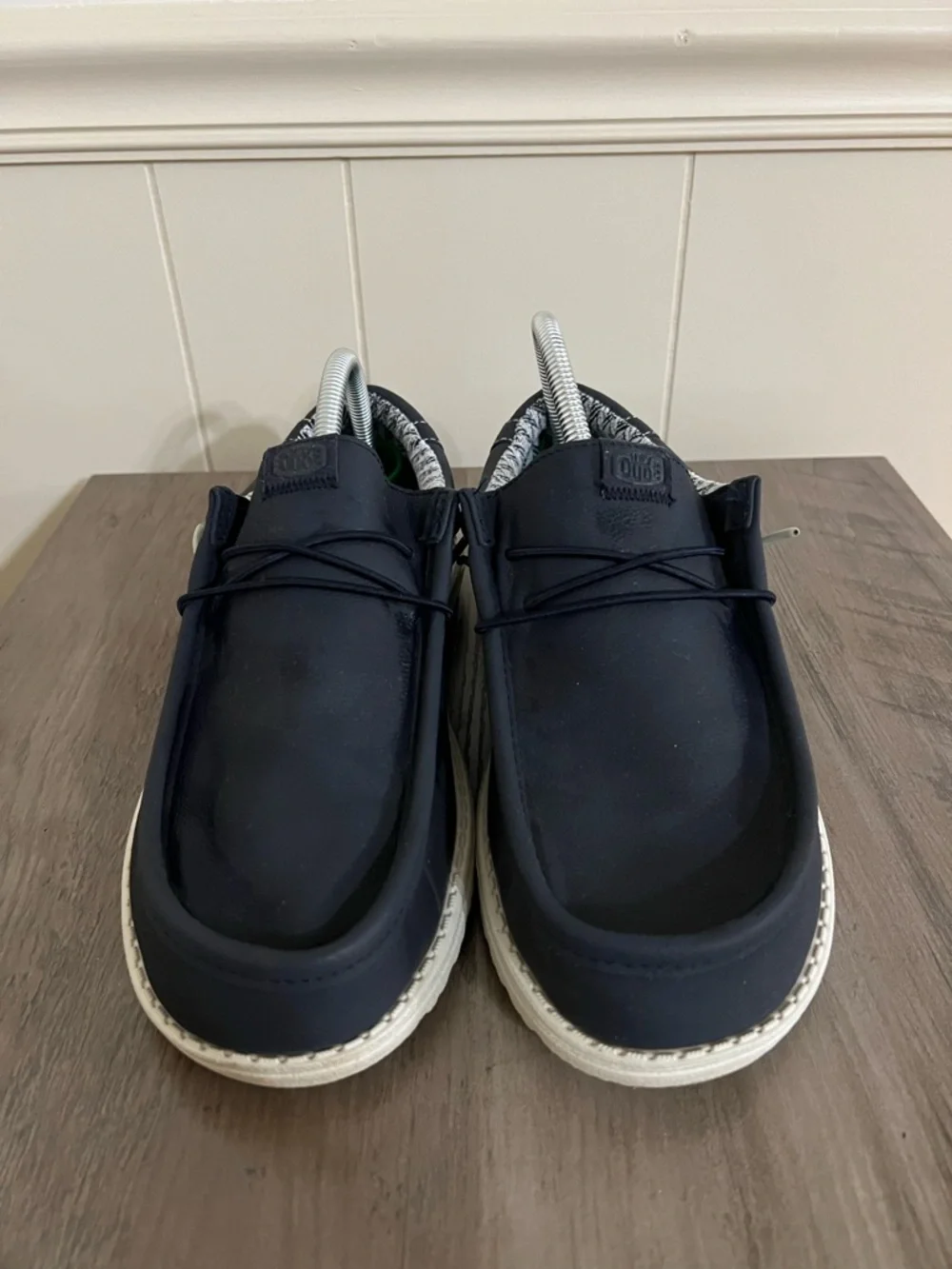Hey Dude Men’s Navy Blue Wally Classic Slip On Shoes Size M9